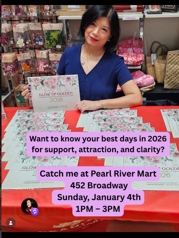 Julie Huang at Pearl River Mart, January 4